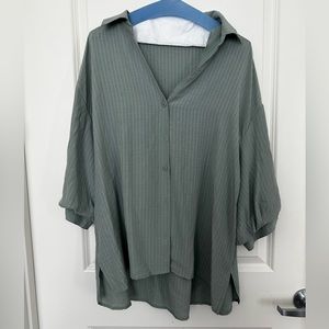 Mustard seed 3/4 sleeve top